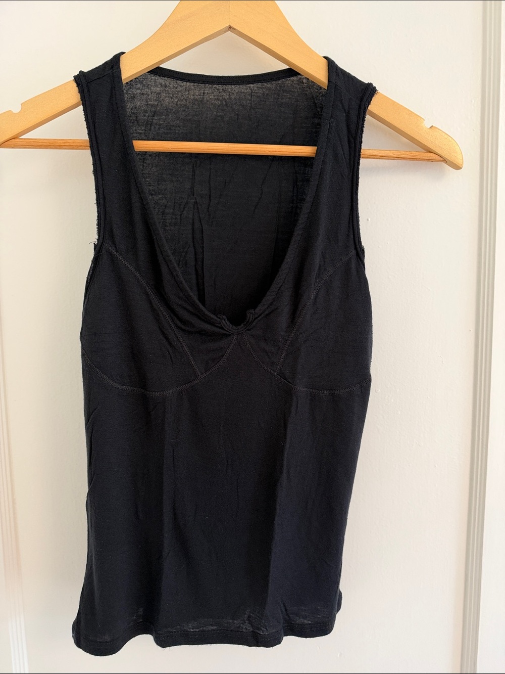 Joah Brown V-Neck Bustier Tank Top